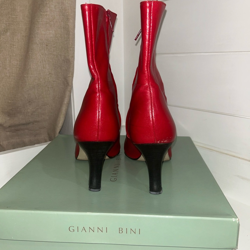 Gianni Bini Anya611 Heels – Apple Red – Size 9M ❤️ - Picture 3 of 5